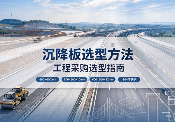 鼓楼沉降板选择方法